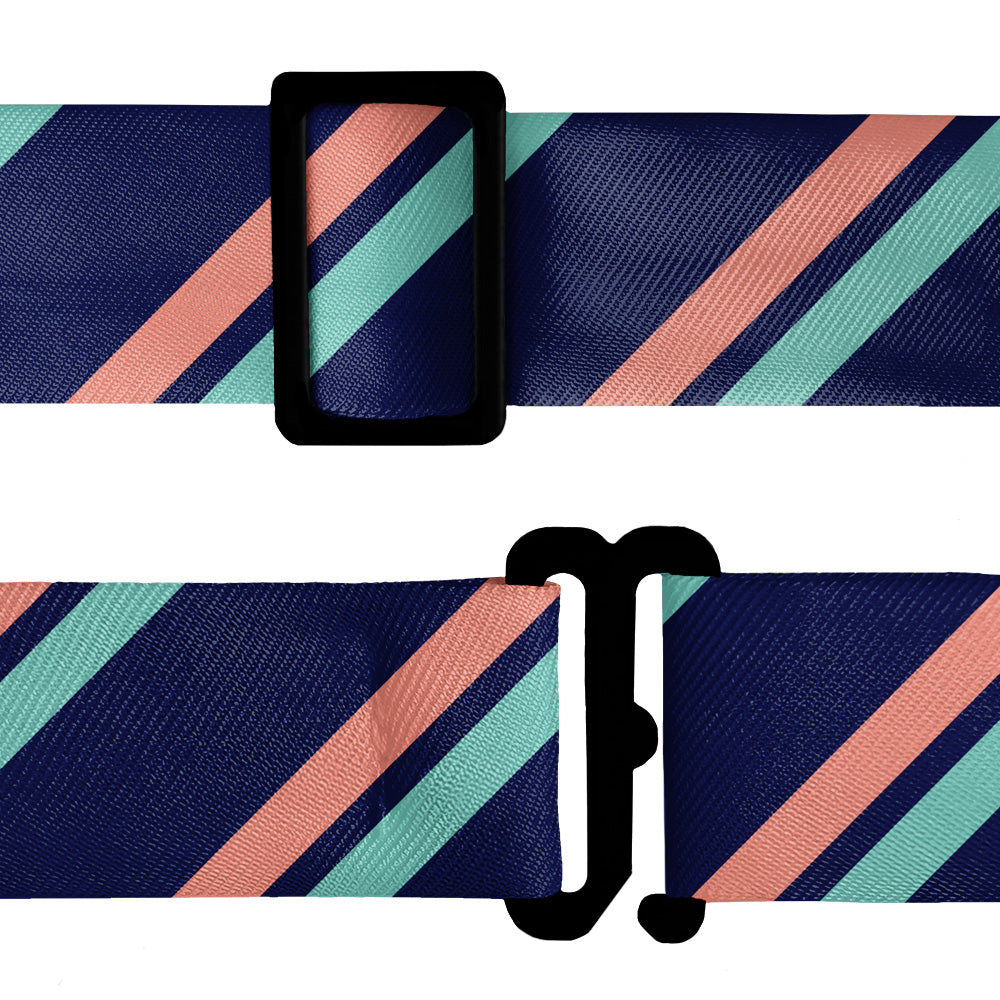 Brooklyn Stripe Bow Tie - Bow Tie Hardware - Knotty Tie Co.