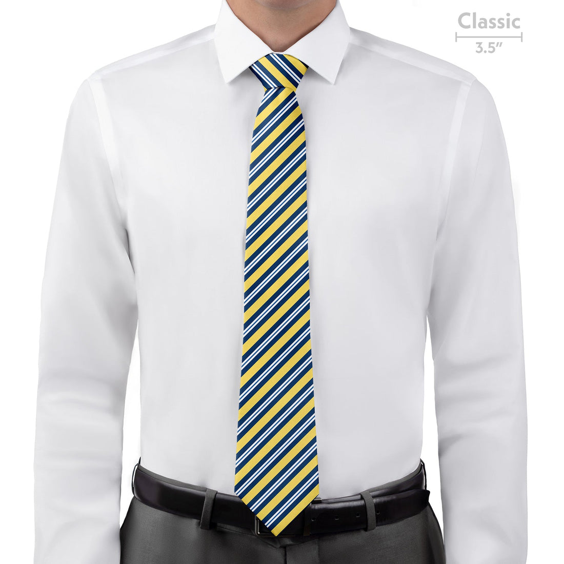 Bruce Stripe Necktie - Classic - Knotty Tie Co.
