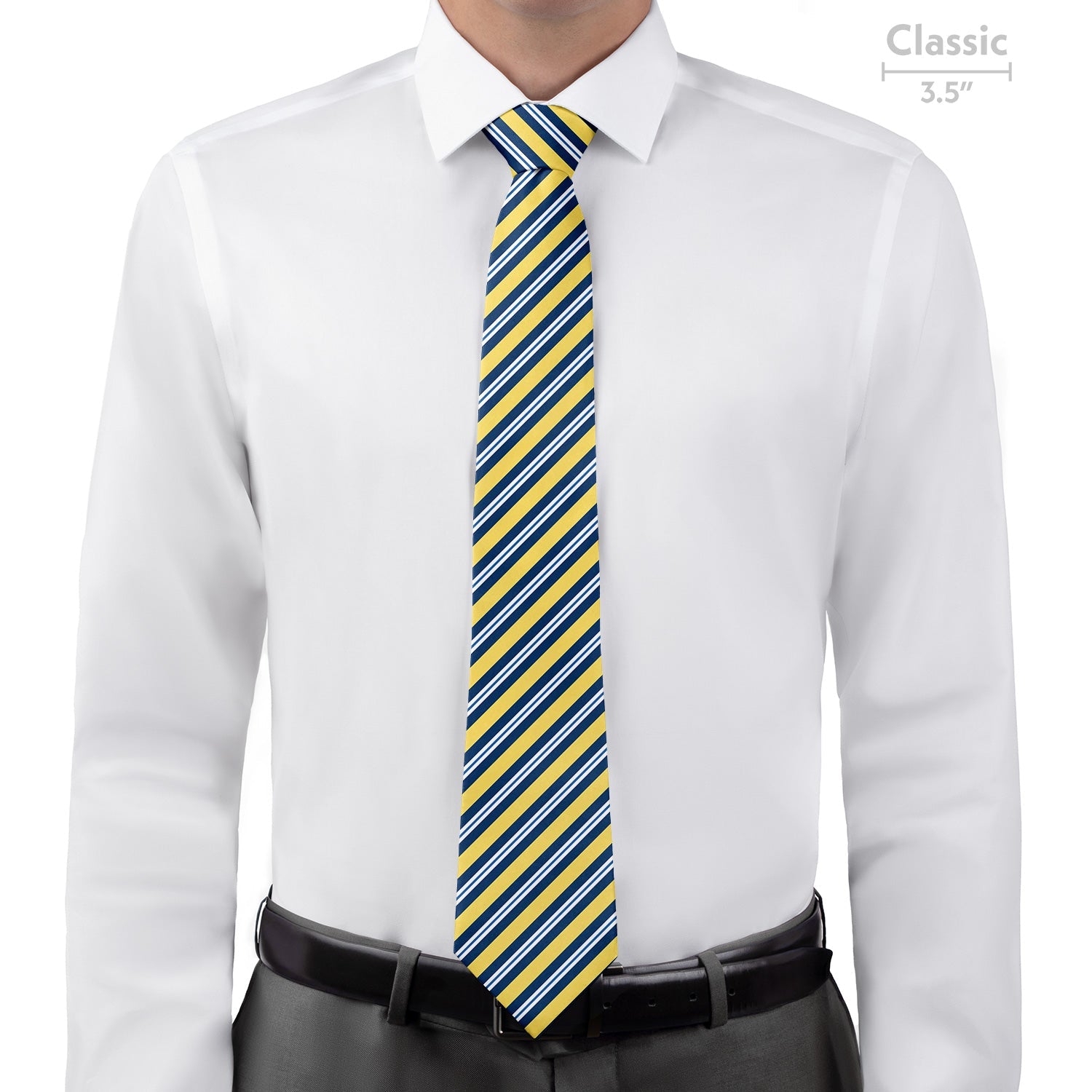 Bruce Stripe Necktie - Classic - Knotty Tie Co.