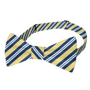 Bruce Stripe Bow Tie - Adult Pre-Tied 12-22" -  - Knotty Tie Co.
