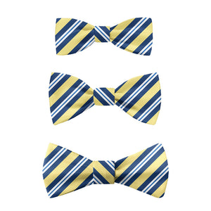 Bruce Stripe Bow Tie -  -  - Knotty Tie Co.