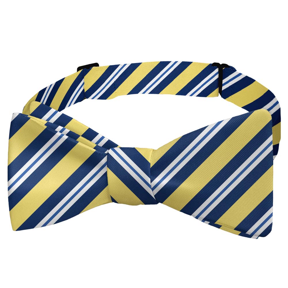 Bruce Stripe Bow Tie - Self Tie Bow Tie - Knotty Tie Co.