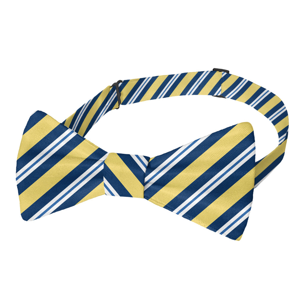 Bruce Stripe Bow Tie - Pre-Tied Bow Tie - Knotty Tie Co.
