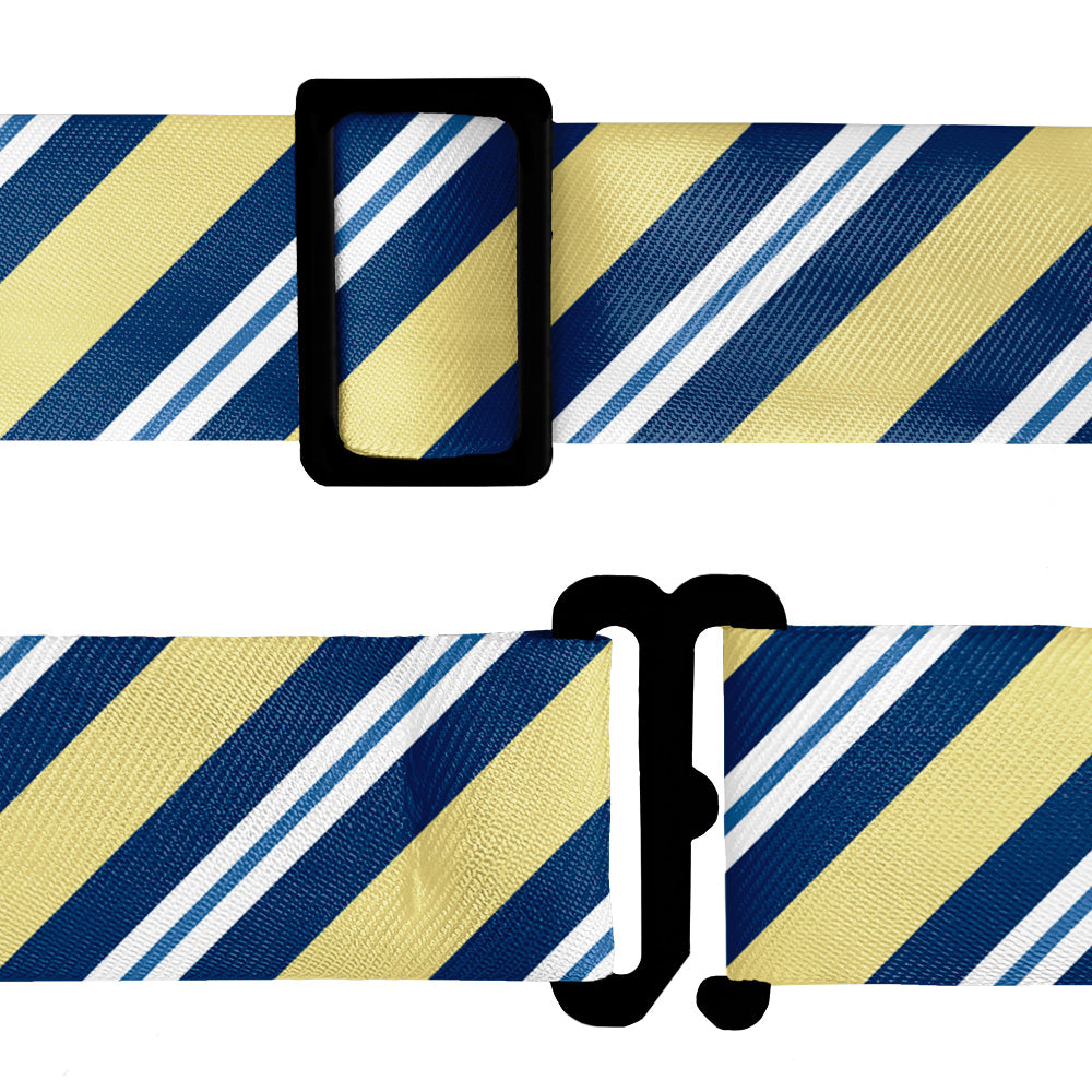 Bruce Stripe Bow Tie - Bow Tie Hardware - Knotty Tie Co.