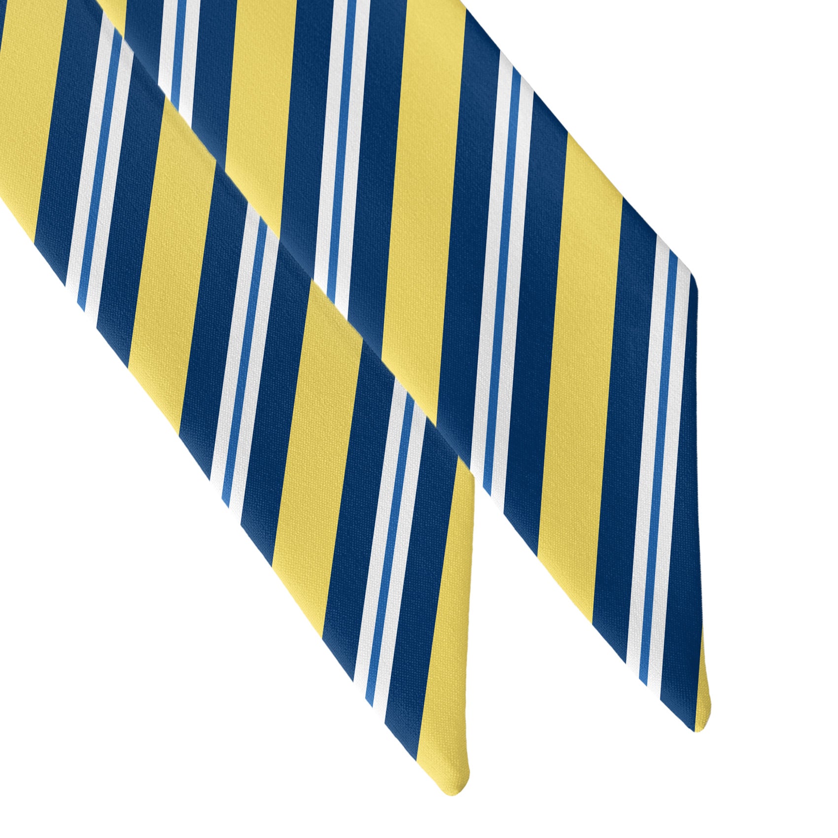 Bruce Stripe Hair Scarf - Scarf Tapered Ends - Knotty Tie Co.