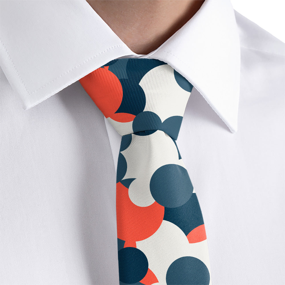 Custom Bubble Dots 1 Logo Tie - Dress Shirt - Knotty Tie Co.