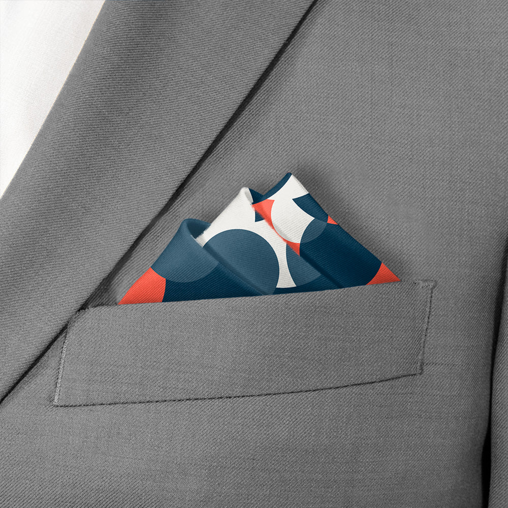 Bubble Dots 3 Logo Pocket Square