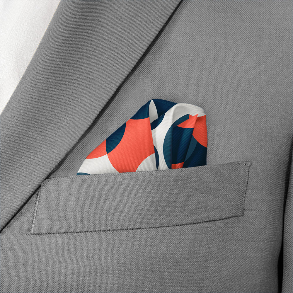 Bubble Dots 3 Logo Pocket Square