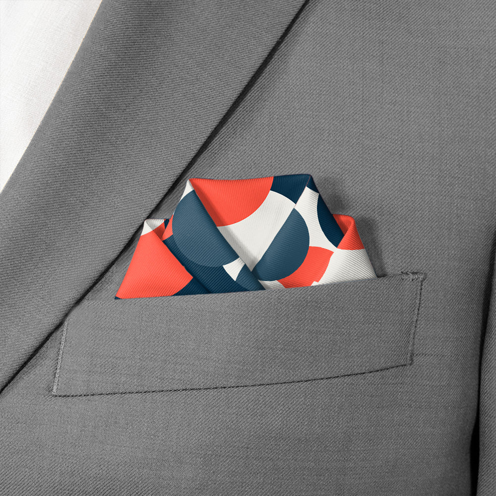 Bubble Dots 3 Logo Pocket Square