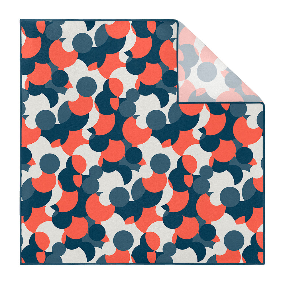 Bubble Dots 3 Logo Pocket Square