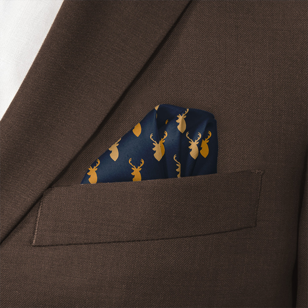 Buck Pocket Square - Wave Fold - Knotty Tie Co.