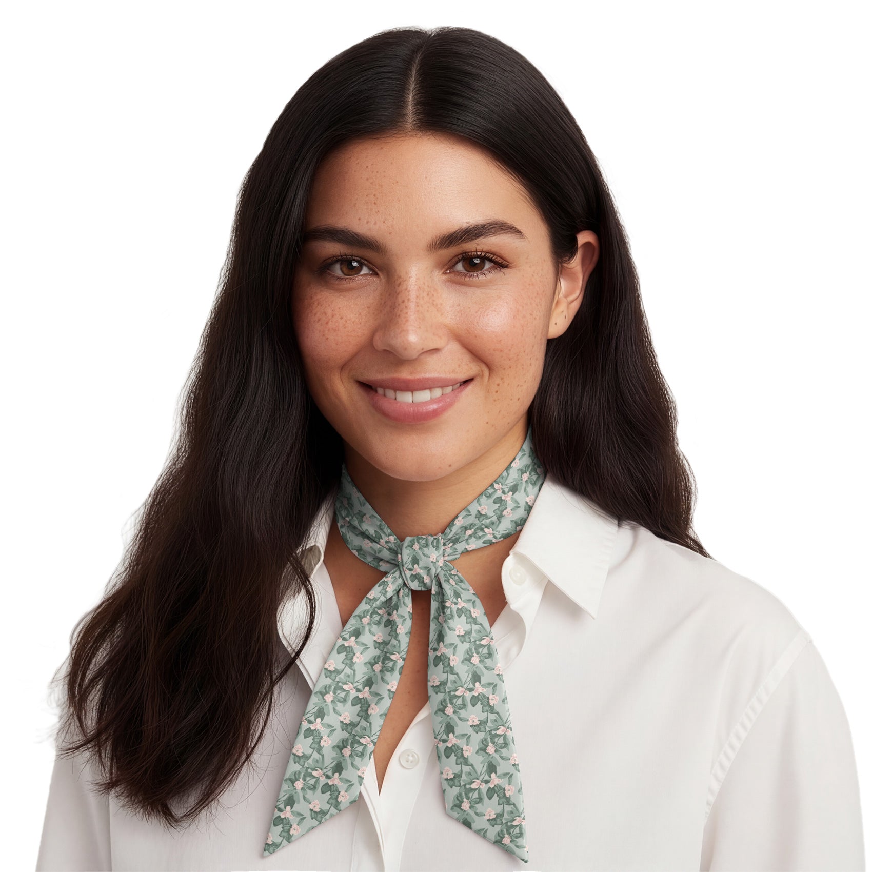 Budding Floral Hair Scarf - Neck Scarves - Knotty Tie Co.