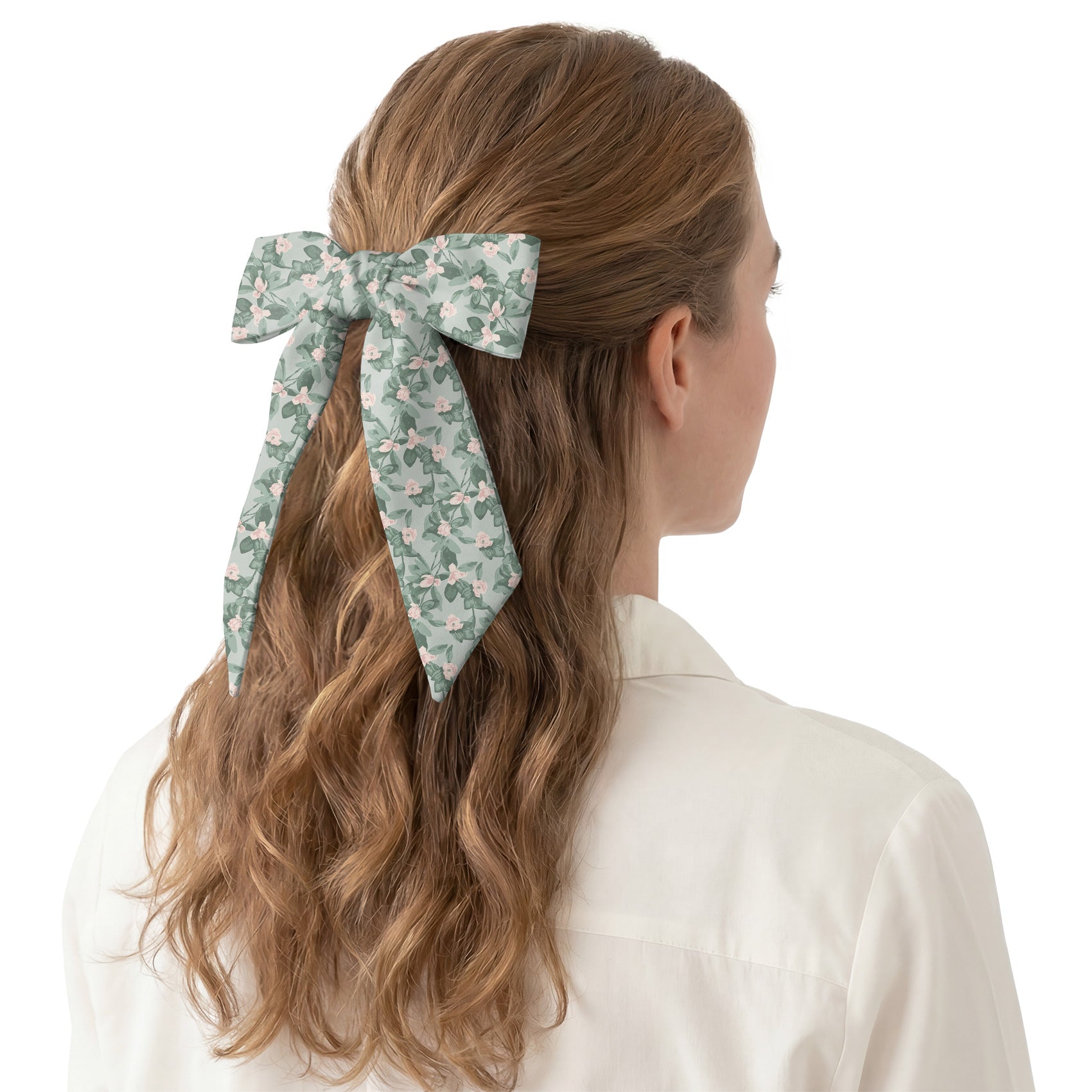 Budding Floral Hair Scarf - Hair Scarf - Knotty Tie Co.