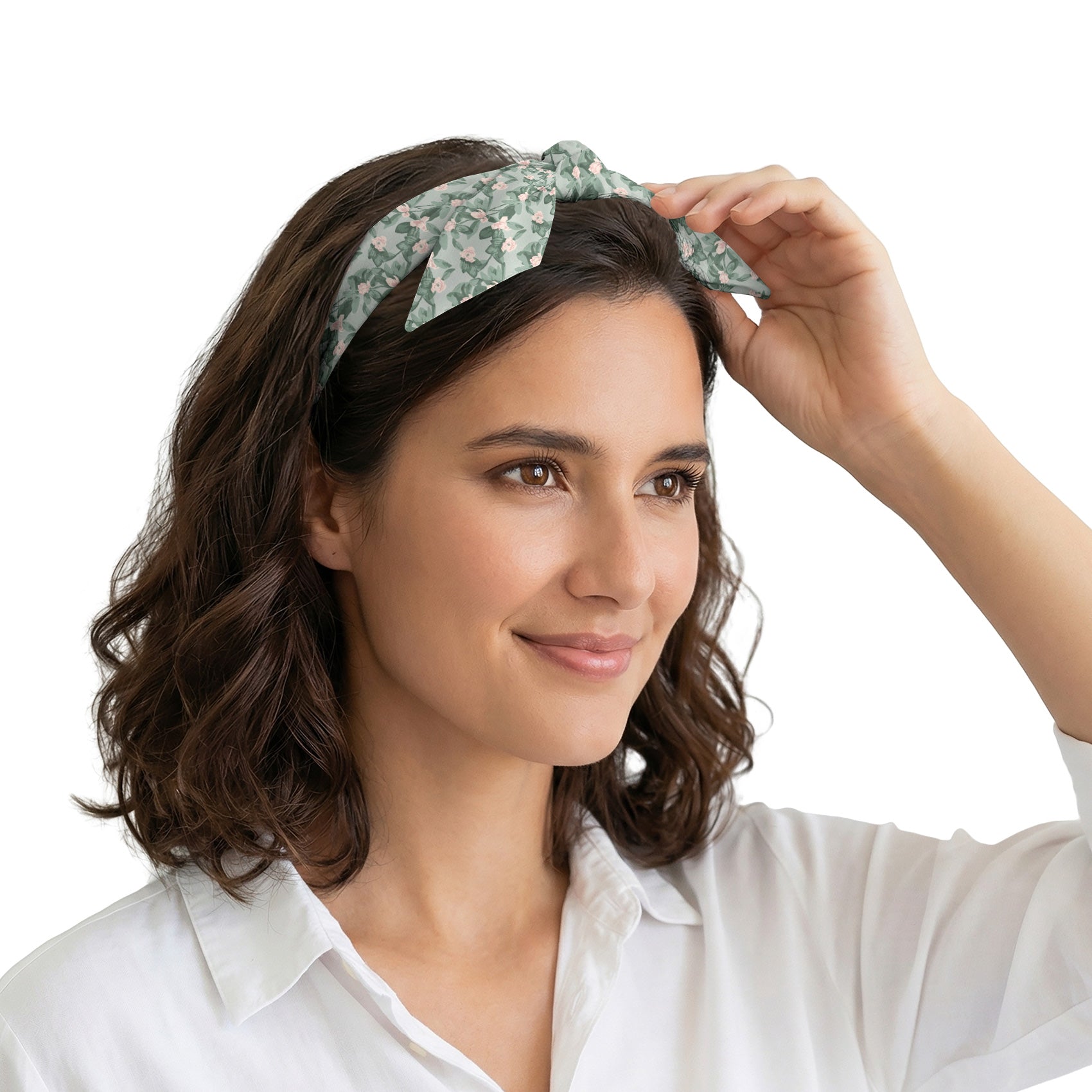 Budding Floral Hair Scarf - Scarves for Women - Knotty Tie Co.