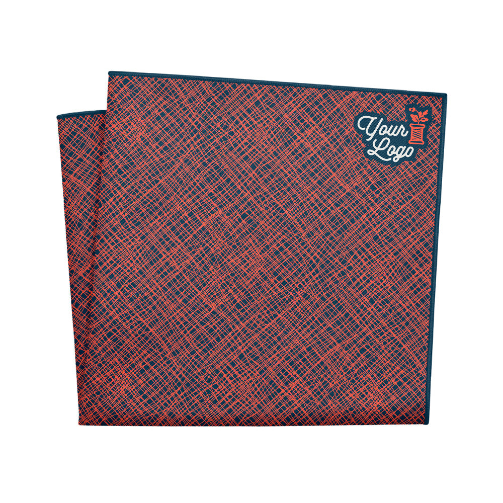 Burlap 1 Logo Pocket Square