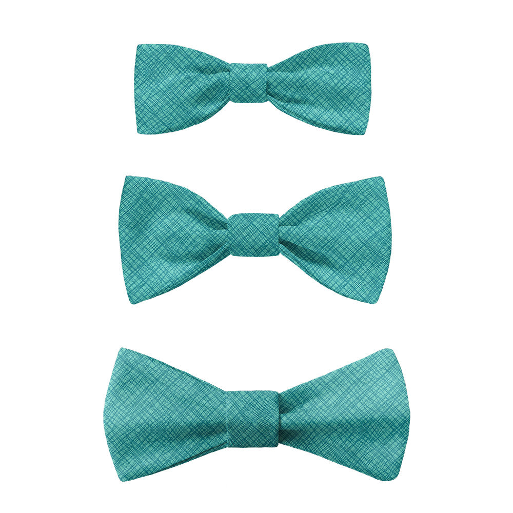 Burlap Crosshatch Bow Tie -  -  - Knotty Tie Co.
