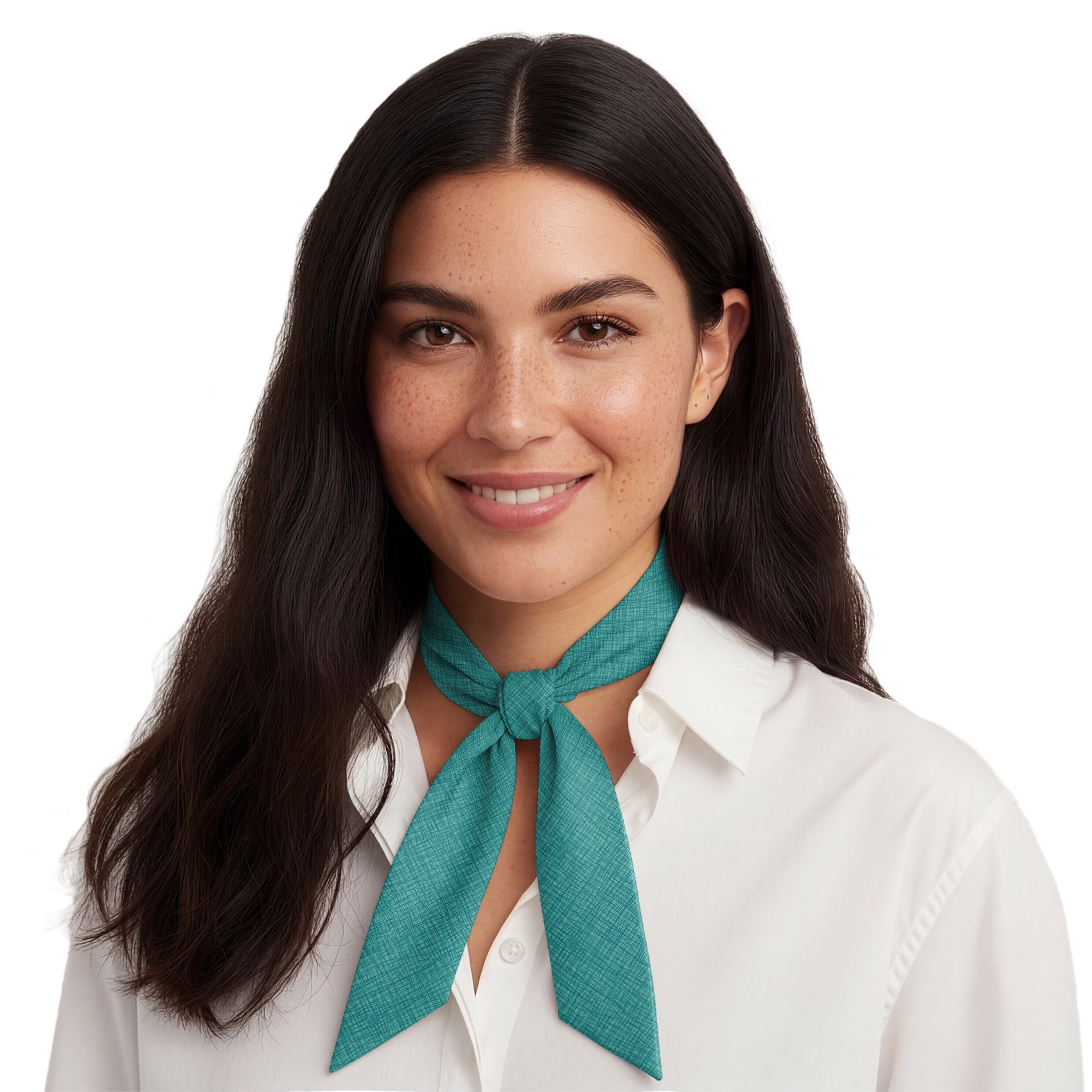 Burlap Crosshatch Hair Scarf - Neck Scarves - Knotty Tie Co.