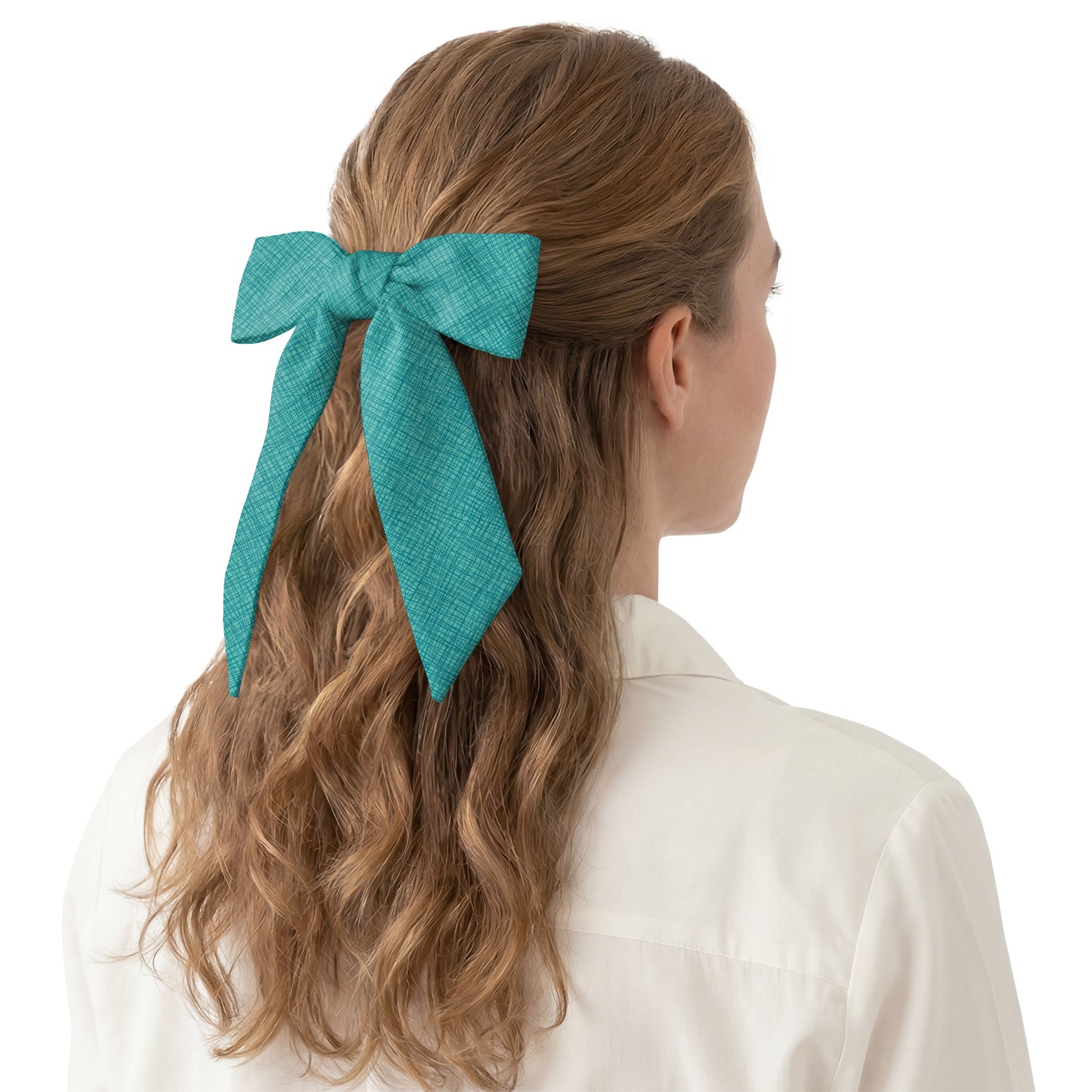 Burlap Crosshatch Hair Scarf - Hair Scarf - Knotty Tie Co.