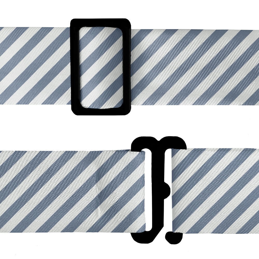Butler Stripe Bow Tie - Bow Tie Hardware - Knotty Tie Co.