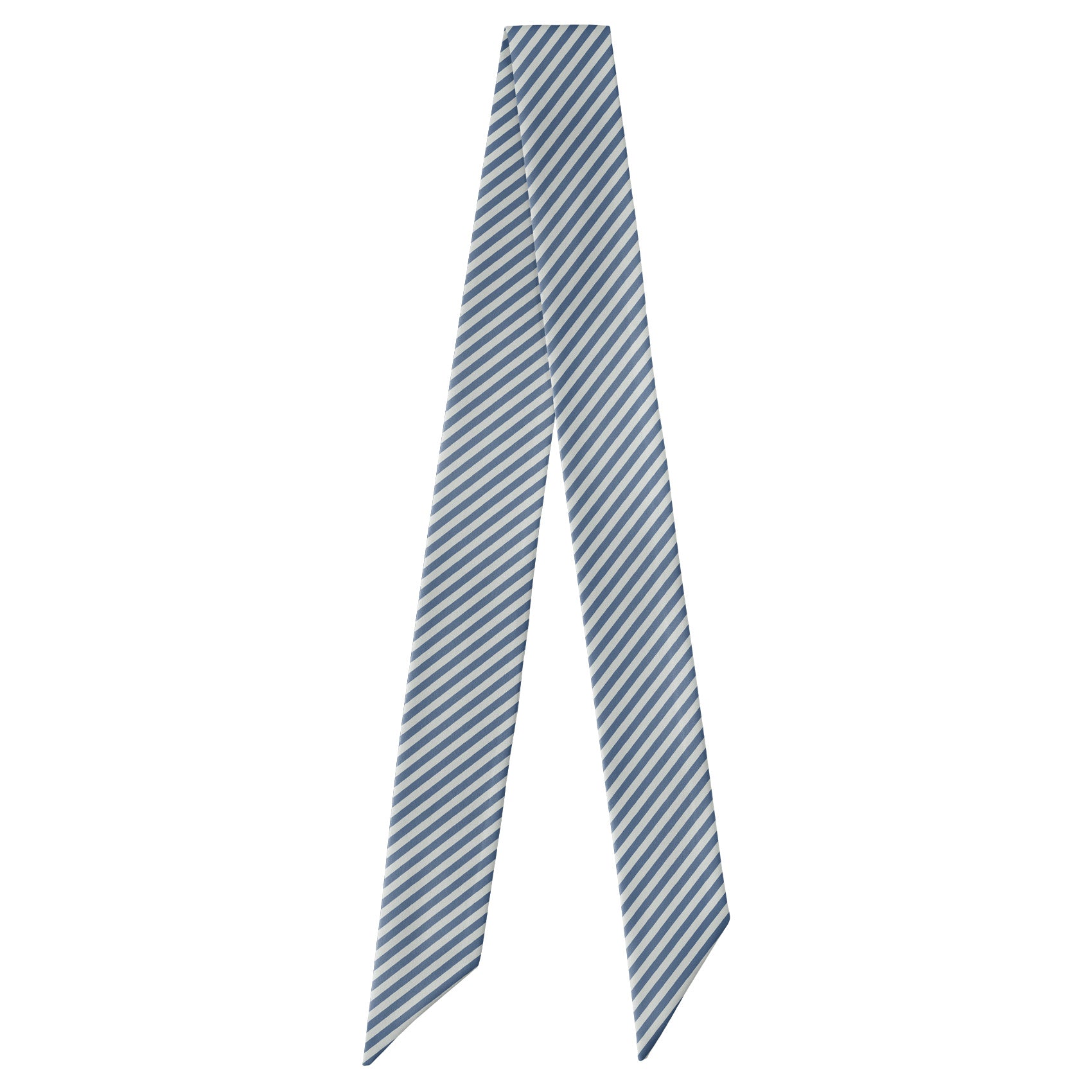 Butler Stripe Hair Scarf - Full View of Hair Scarf - Knotty Tie Co.