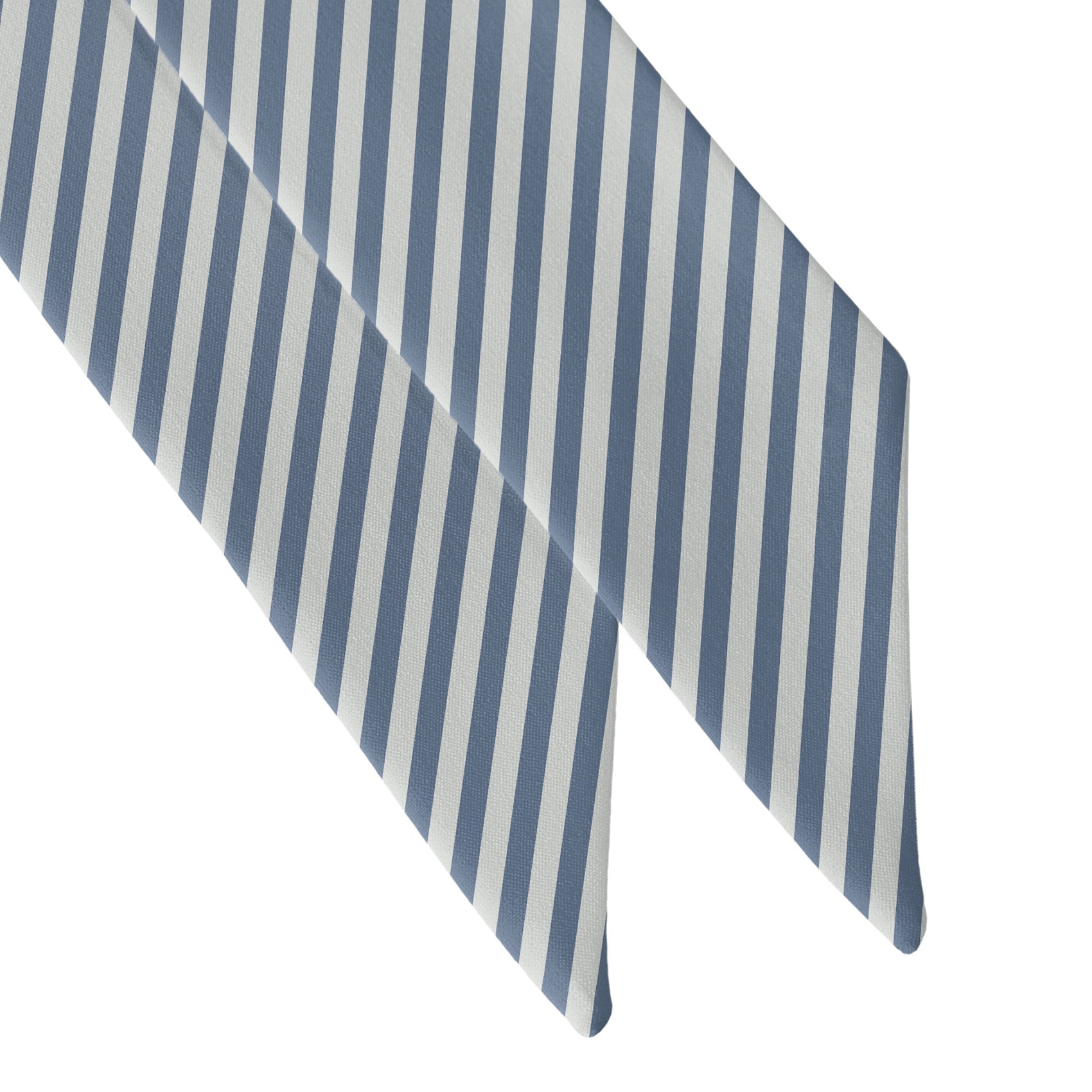 Butler Stripe Hair Scarf - Scarf Tapered Ends - Knotty Tie Co.