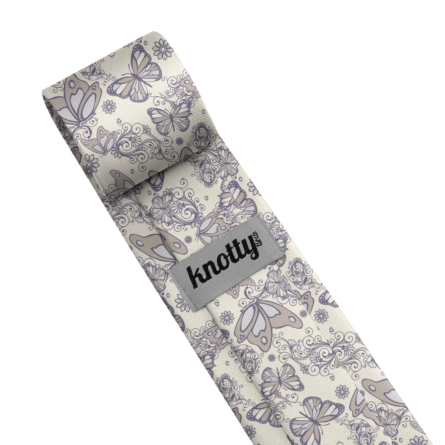 Butterfly Flutter Necktie - Tag - Knotty Tie Co.
