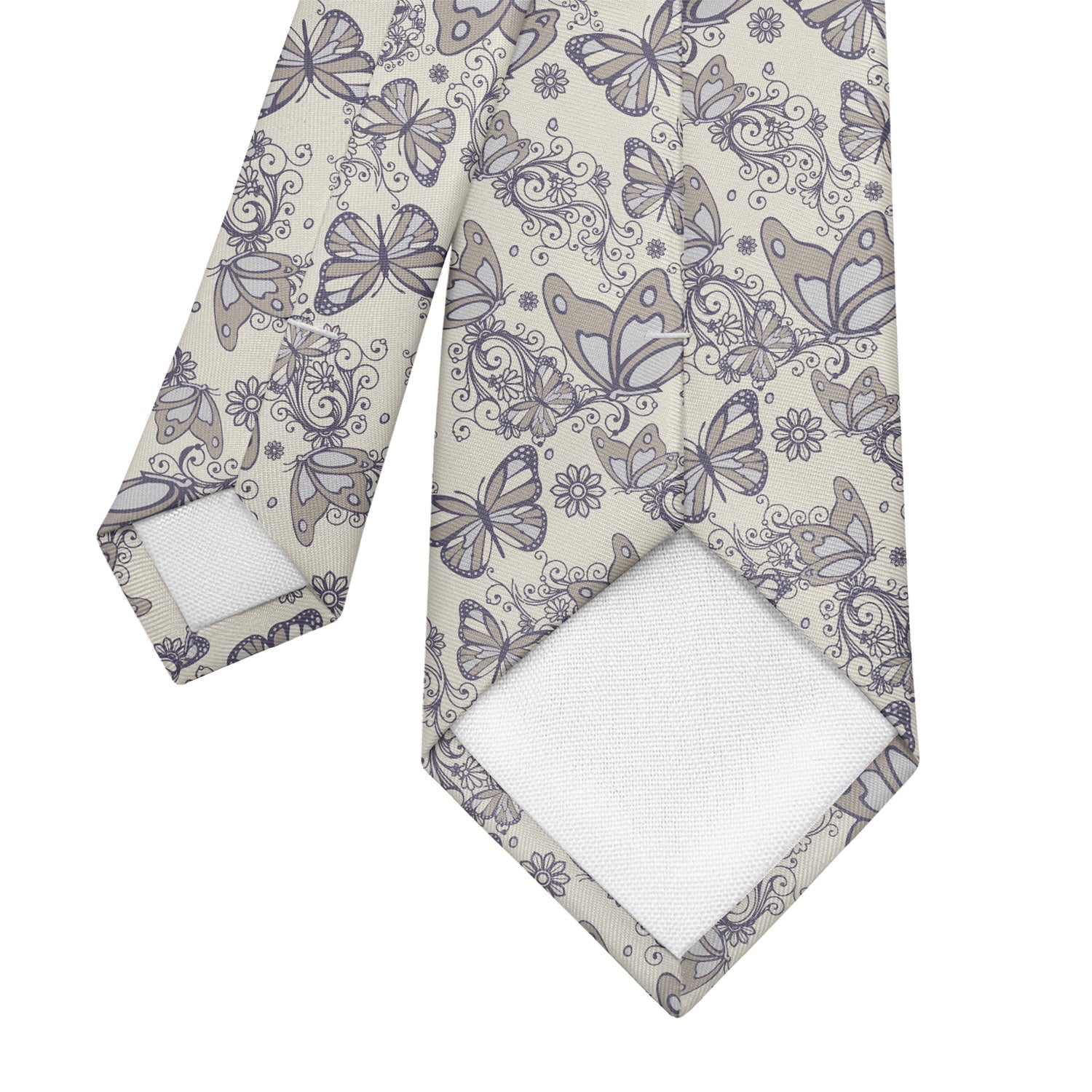 Butterfly Flutter Necktie - Tipping - Knotty Tie Co.