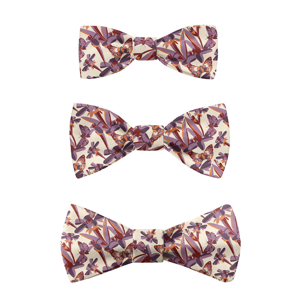 Butterfly Floral Bow Tie -  -  - Knotty Tie Co.