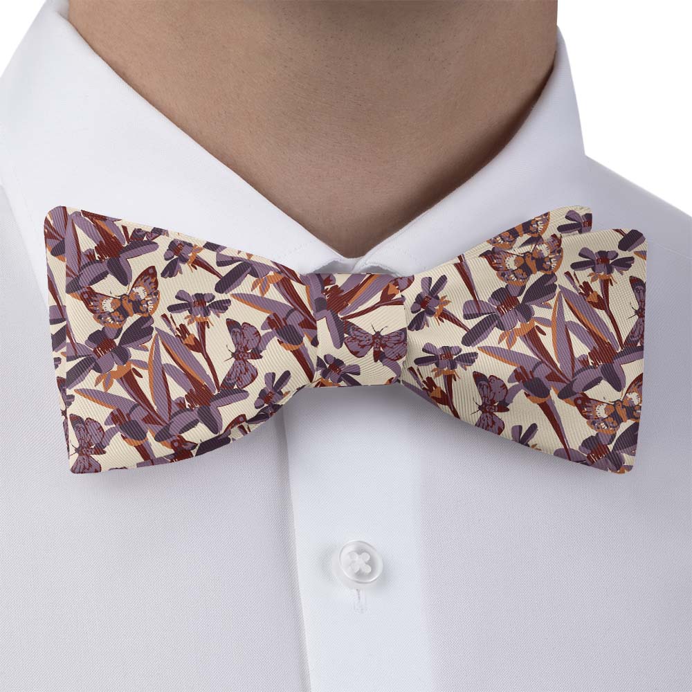 Butterfly Floral Bow Tie - Self Tie Bow Tie - Knotty Tie Co.