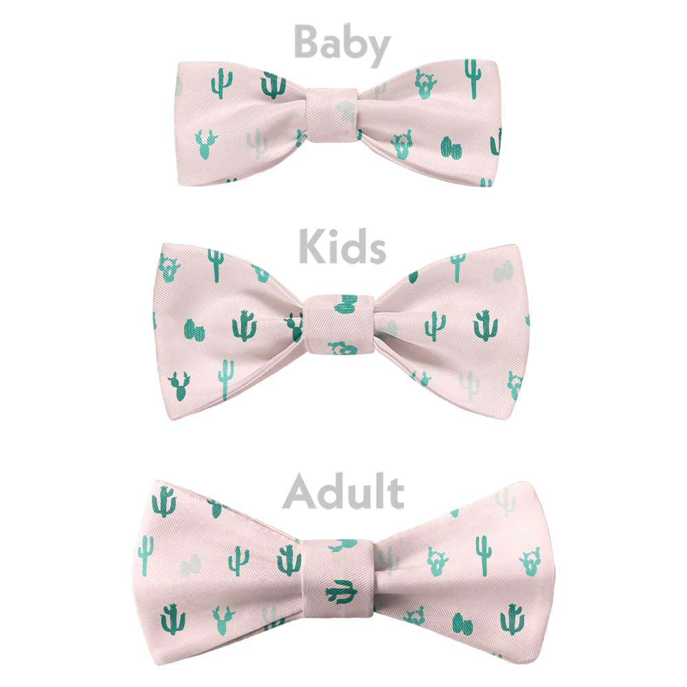 Cactus Herbage Bow Tie - Bow Sizes - Knotty Tie Co.