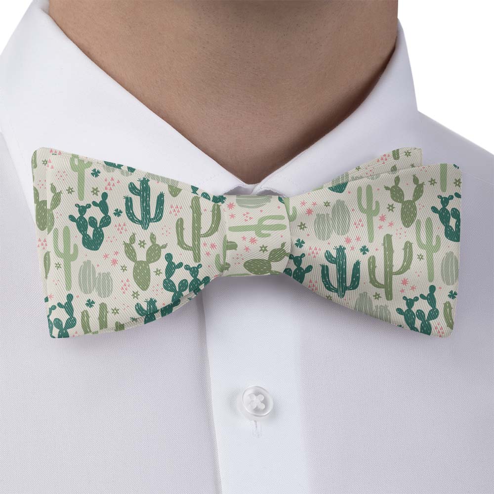 Cactus Party Bow Tie - Bow Tie with Dress Shirt - Knotty Tie Co.