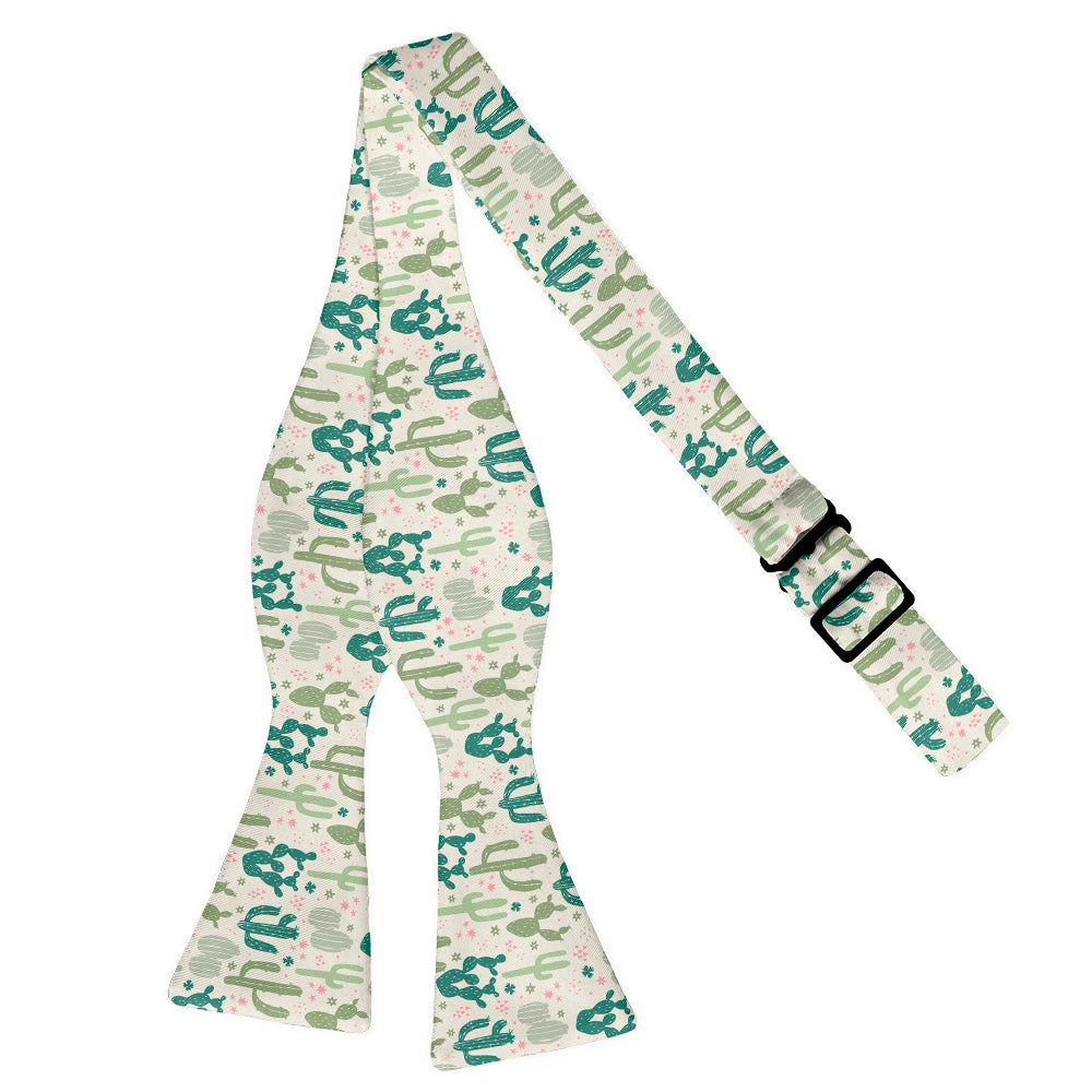 Cactus Party Bow Tie - Self Tie Flat - Knotty Tie Co.