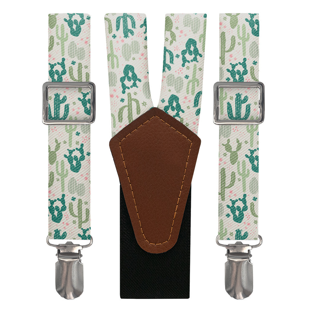 Cactus Party Suspenders - Main View - Knotty Tie Co.