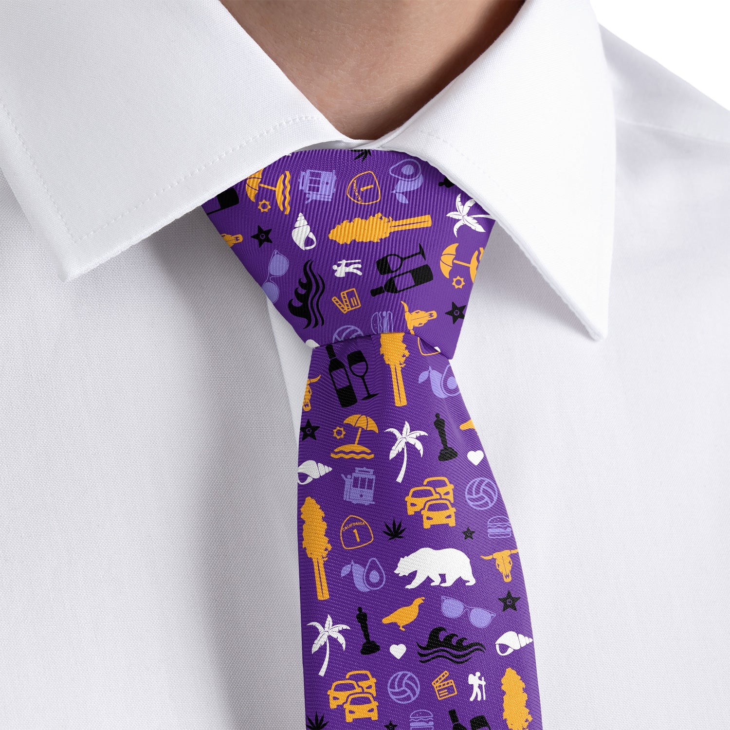 California State Heritage Necktie - Dress Shirt - Knotty Tie Co.