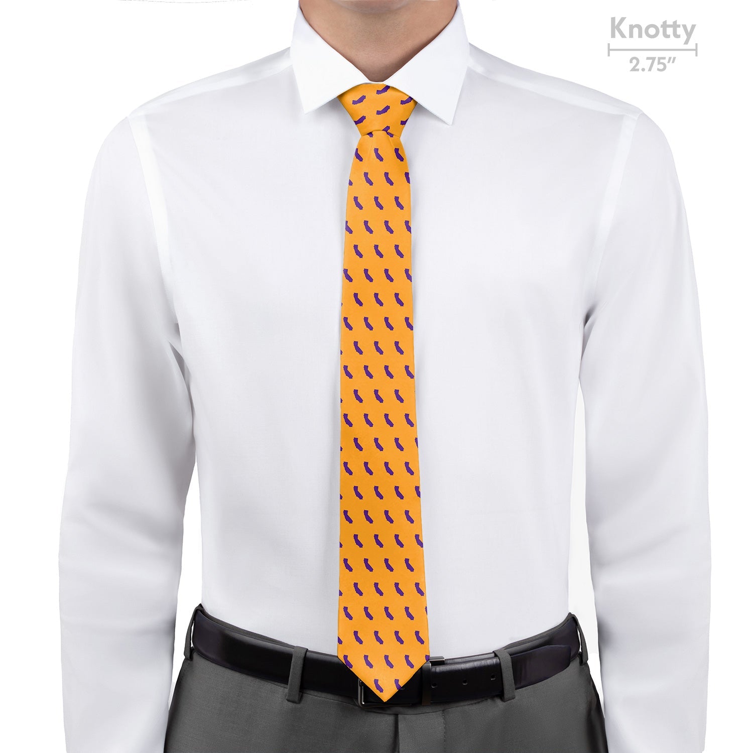 California State Outline Necktie - Knotty - Knotty Tie Co.