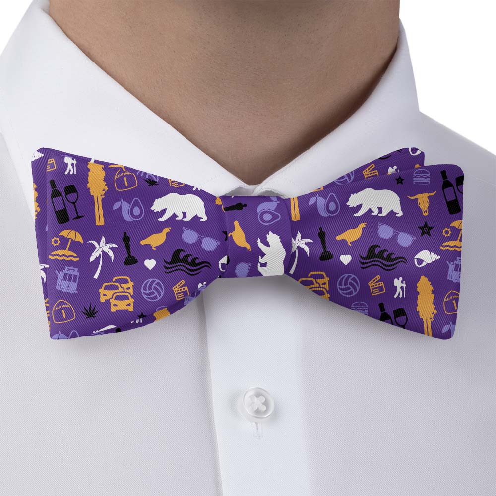 California State Heritage Bow Tie - Bow Tie with Dress Shirt - Knotty Tie Co.