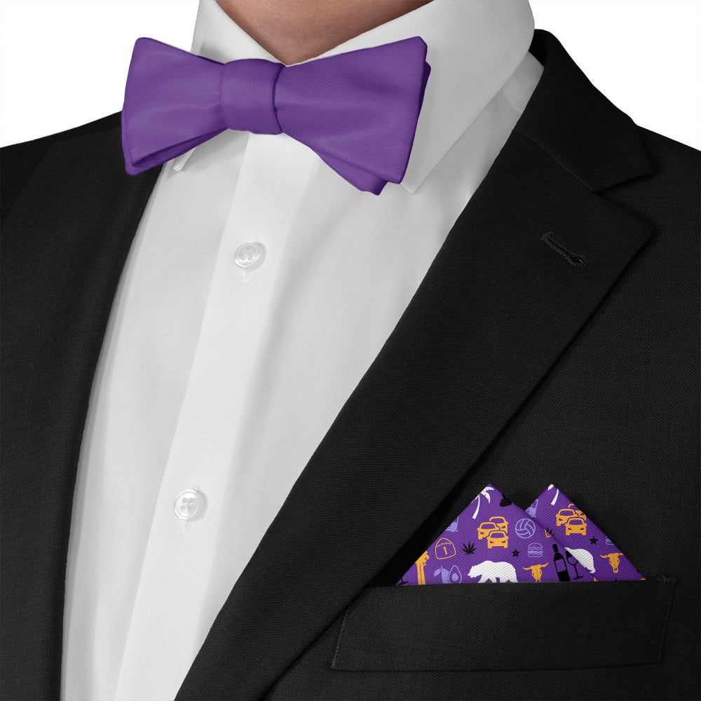 California State Heritage Pocket Square - Matching Bow Tie - Knotty Tie Co.