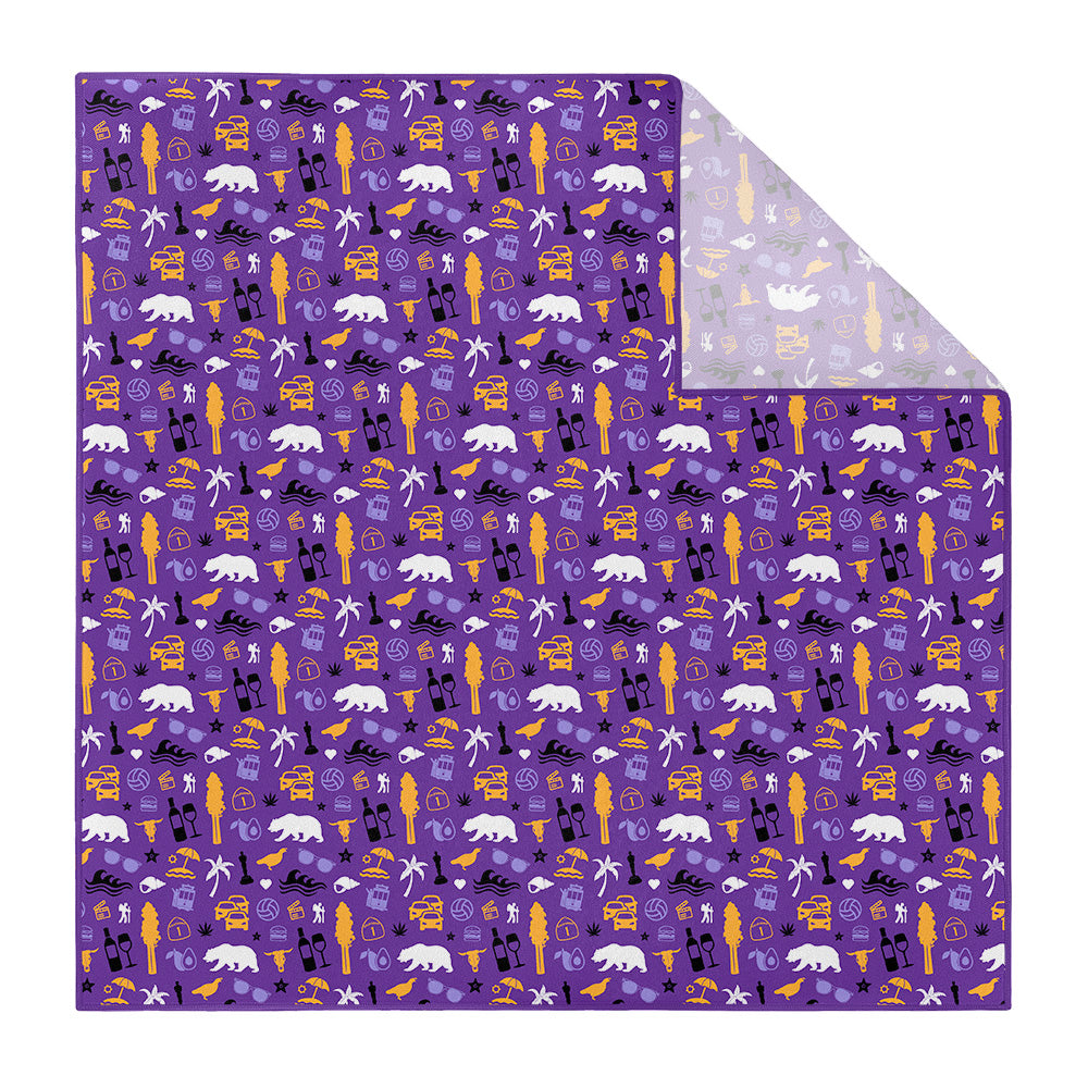 California State Heritage Pocket Square - Printed - Knotty Tie Co.