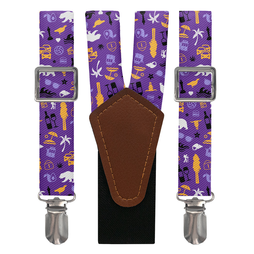 California State Heritage Suspenders - Main View - Knotty Tie Co.