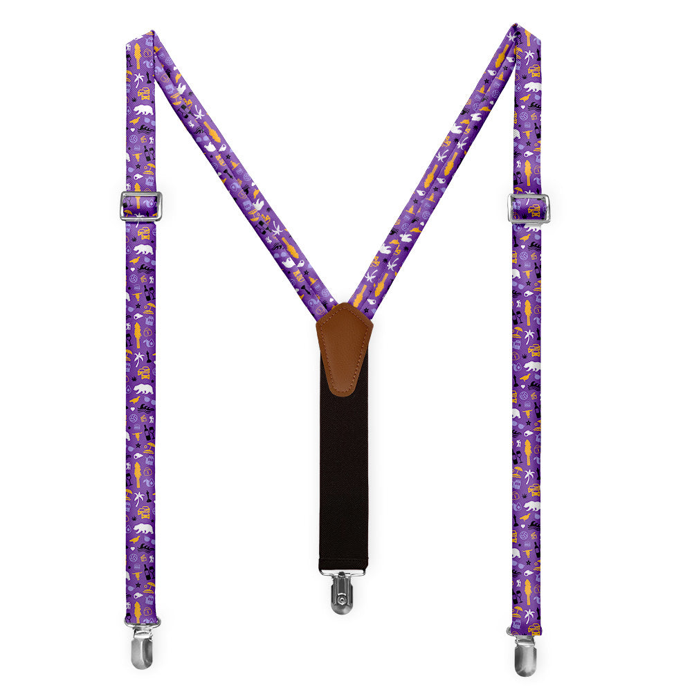 California State Heritage Suspenders - Full Front View - Knotty Tie Co.