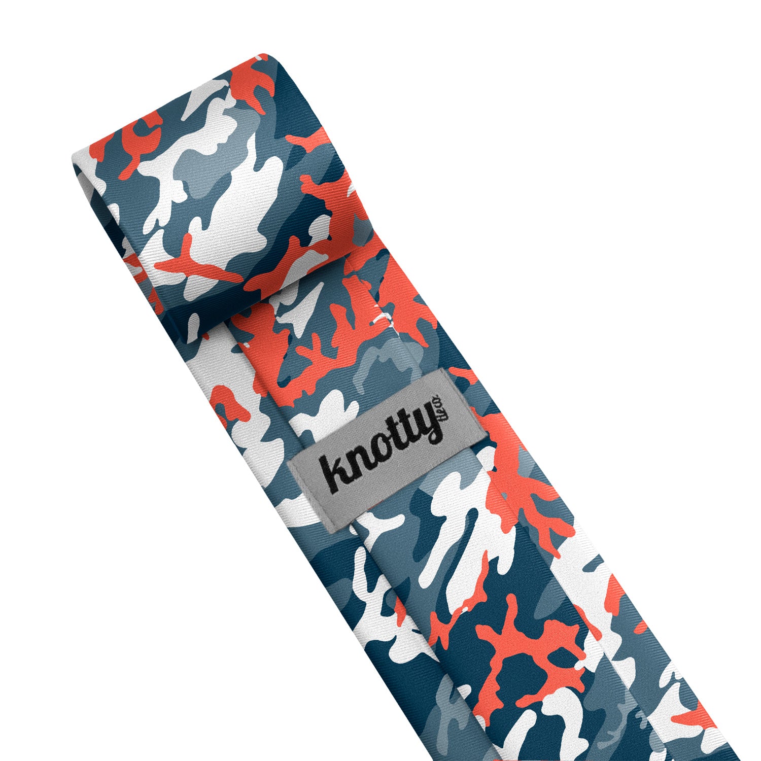 Custom Camo 1 Logo Tie - Tag - Knotty Tie Co.