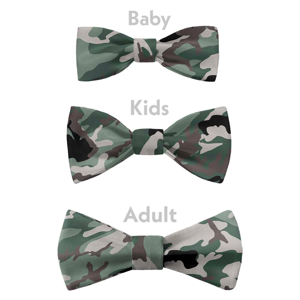 Camo Bow Tie - Bow Sizes - Knotty Tie Co.
