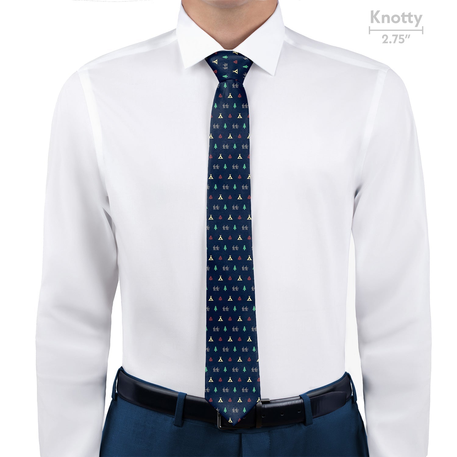 Camping With Friends Necktie - Knotty - Knotty Tie Co.