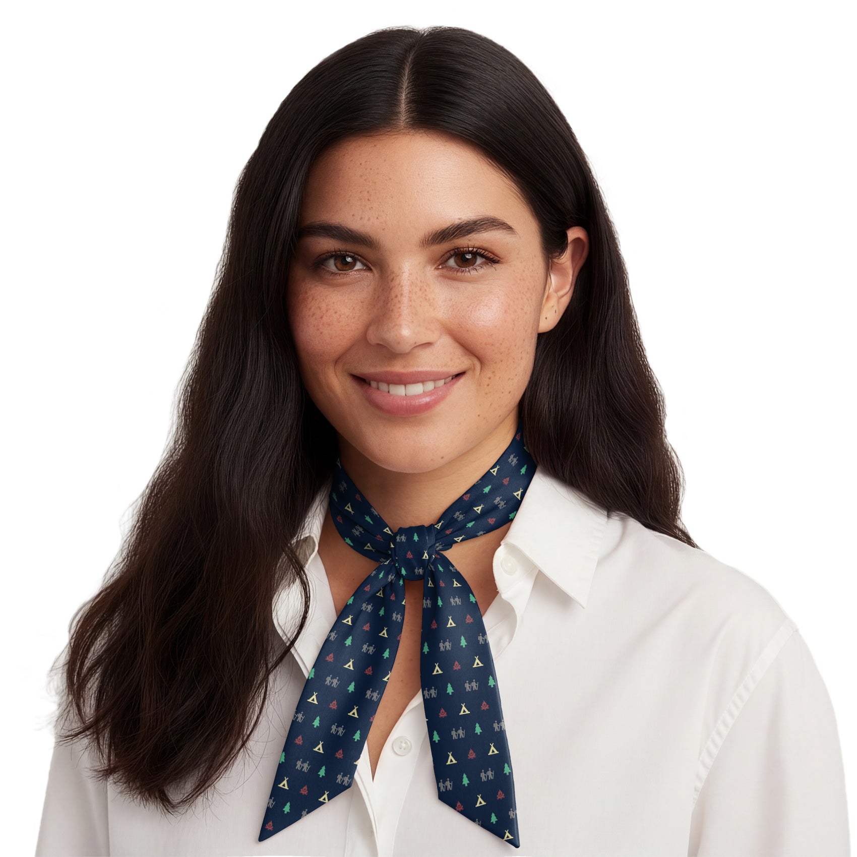 Camping With Friends Hair Scarf - Neck Scarves - Knotty Tie Co.