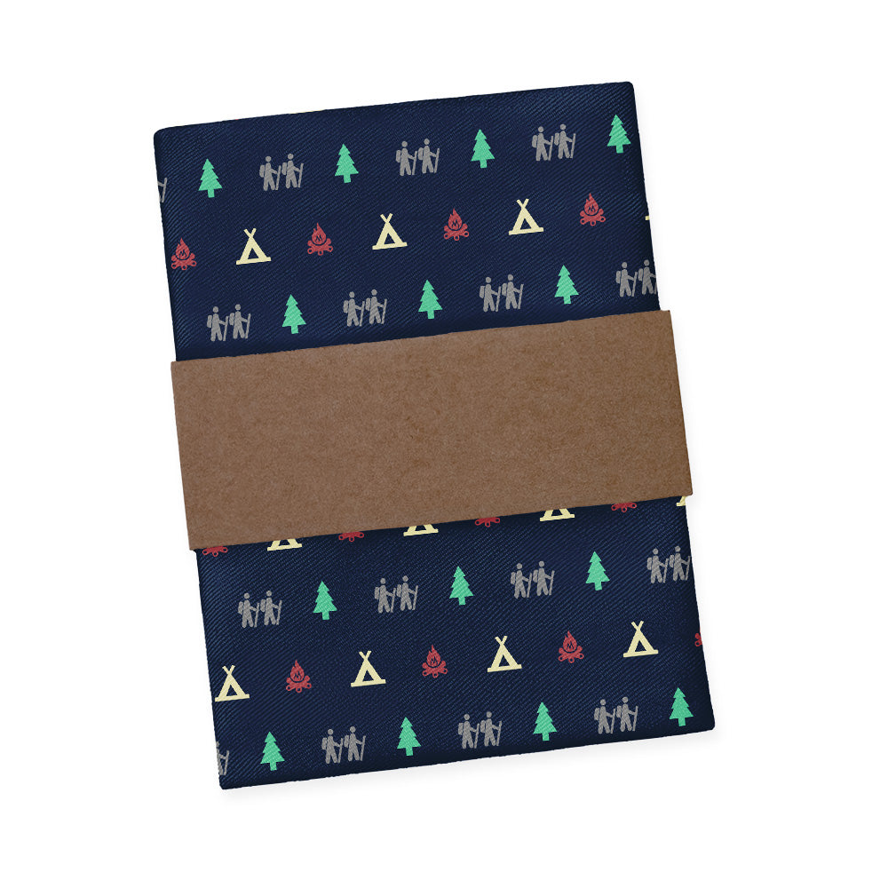 Camping With Friends Pocket Square - Packaging - Knotty Tie Co.