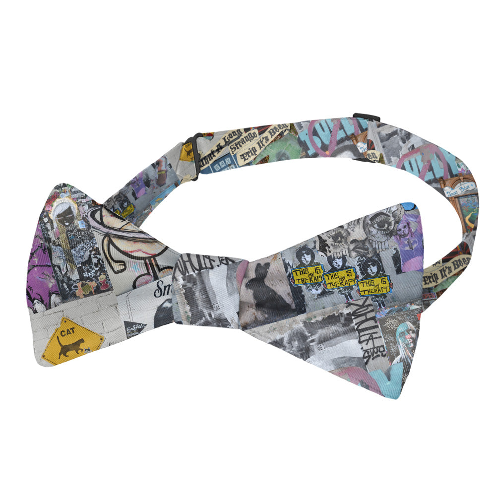 Cap Hill Street Art Bow Tie - Pre-Tied Bow Tie - Knotty Tie Co.