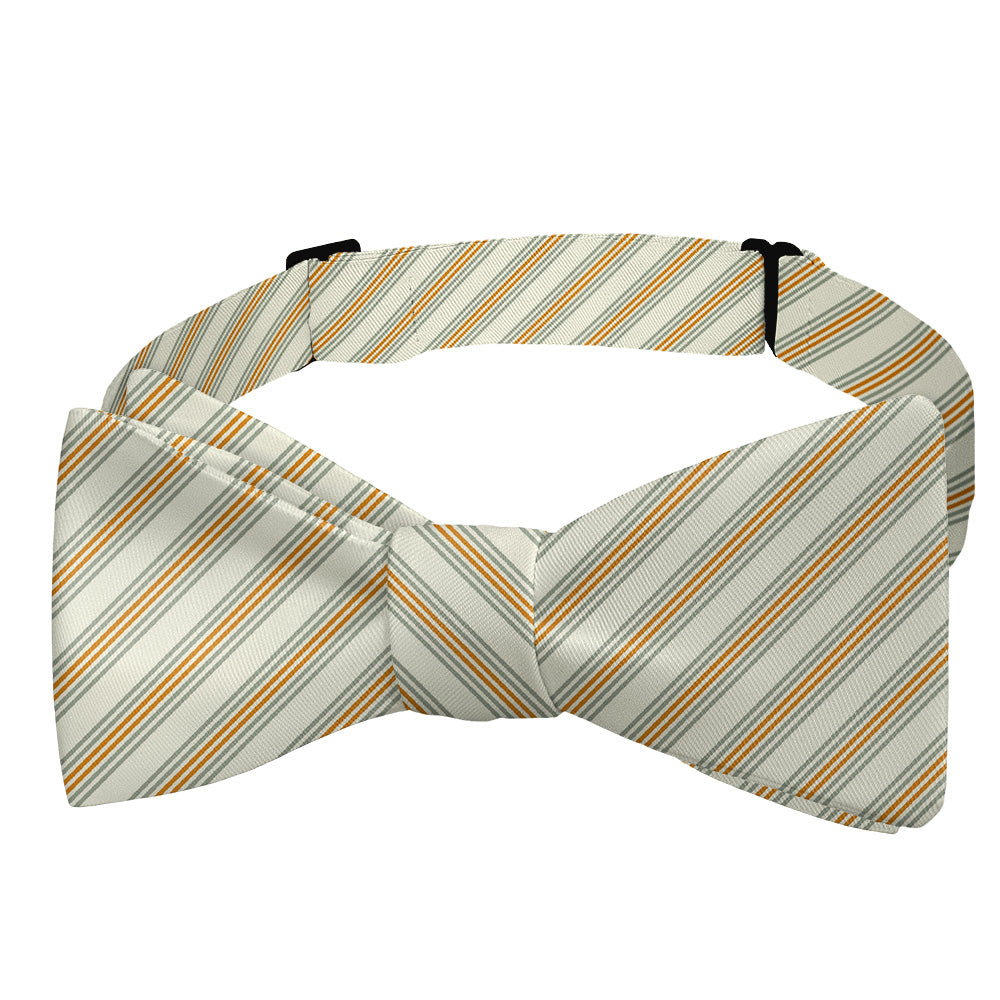 Capri Stripe Bow Tie - Self Tie Bow Tie - Knotty Tie Co.