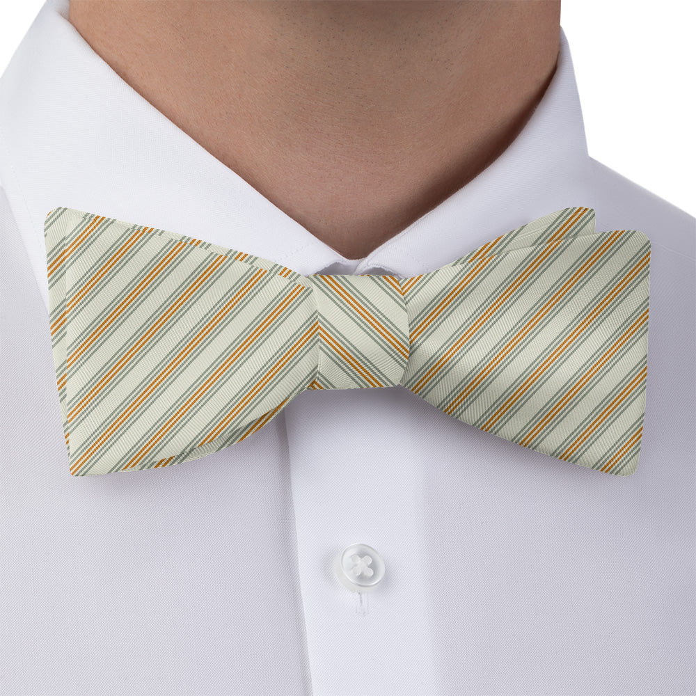 Capri Stripe Bow Tie - Bow Tie with Dress Shirt - Knotty Tie Co.