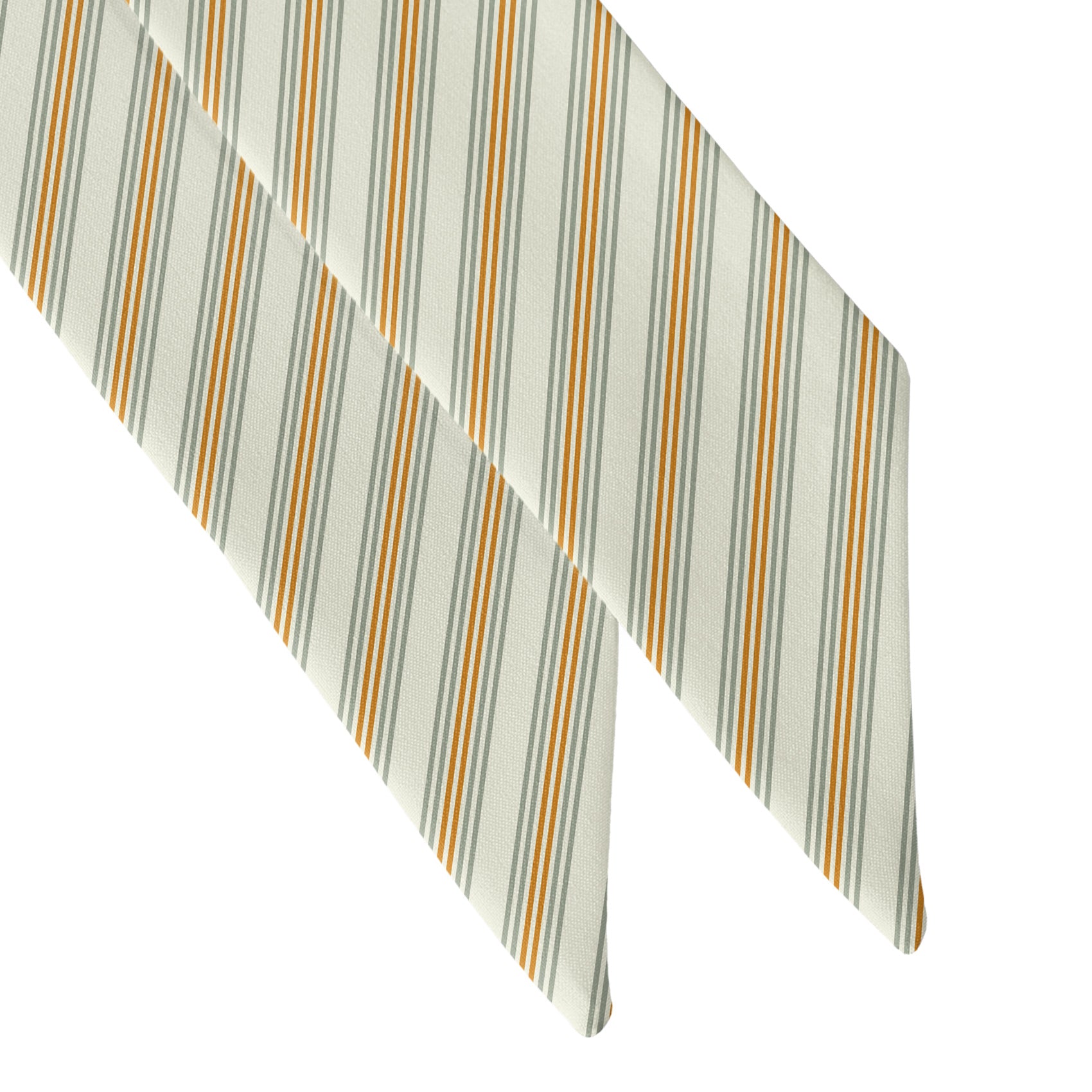 Capri Stripe Hair Scarf - Scarf Tapered Ends - Knotty Tie Co.