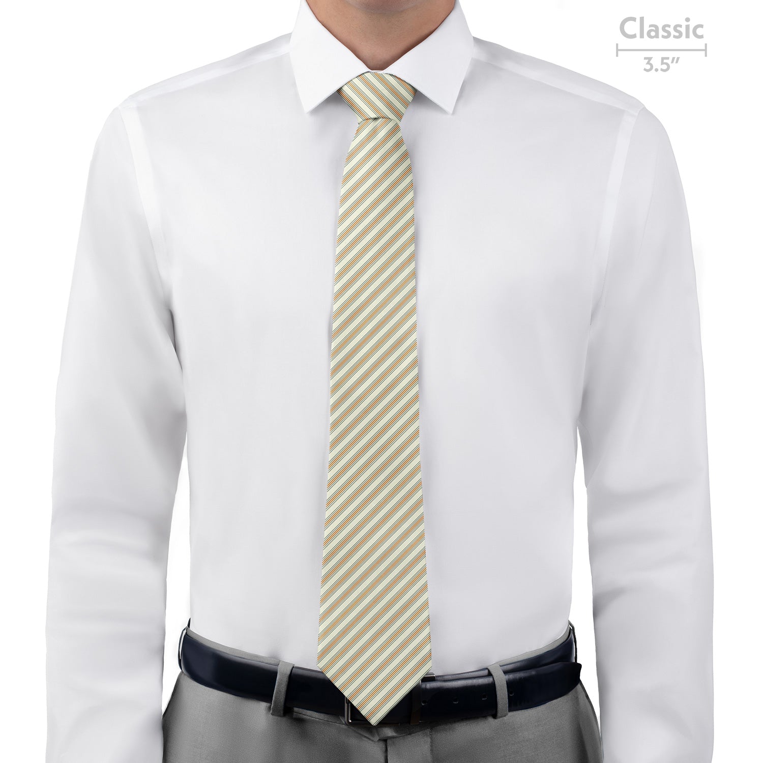 Capri Stripe Necktie - Classic  - Knotty Tie Co.